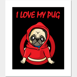 I love my Pug Posters and Art